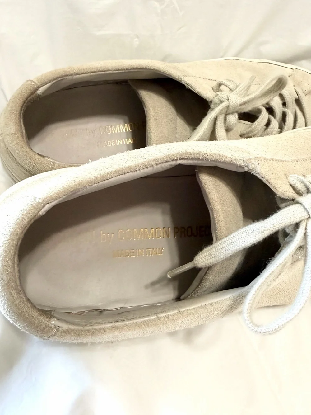COMMON PROJECTS Suede Achilles Low Sneakers Size 7